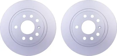 Produktbild von 2 Bremsscheiben voll Ø 65,5 mm 10 mm HELLA passend für u.a. OPEL ZAFIRA