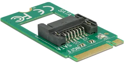 Obrázek produktu pro DeLOCK 62876, M.2, SATA, Zelená, 6 Gbit/s, 22 mm, 42 mm