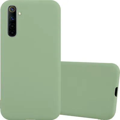Produktbild von Cadorabo Hülle für Realme Narzo 4G Schutzhülle in Grün Handyhülle TPU Silikon Etui Case Cover