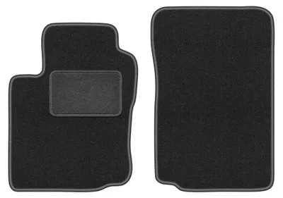 Productafbeelding van Velours voormatten voor Suzuki Grand Vitara I 1998-2005 – 2-delig, grafiet, op maat – Wielganizator LUX