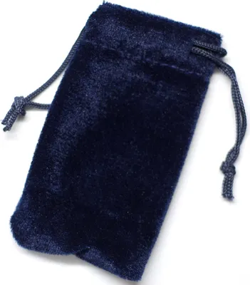 Produktbild von Samtbeutel, blau, Größe ca. 13 x 19 cm, 5 Stück