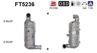 Zdjęcie produktu dla Filtr Cząstek Stałych Sdpf (Scr) Citroen 1,5 Bluehdi Euro 6