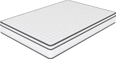 Obrázek produktu pro Matrace – matrace s taštičkovými pružinami – 90 × 200 × 25 cm – paměťová pěna – prodyšná 3D tkanina – ergonomická – střední tvrdost – bílá