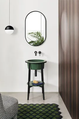 Miroir Rond Noir Mat Extra Large