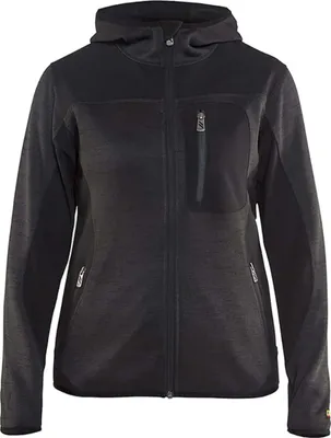 Produktbild von Blakläder Strick-Softshell-Jacke 49312117 dunkelgrau/schwarz Uni, 3XL