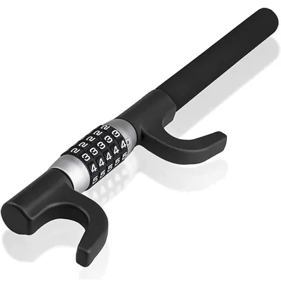 Obrázek produktu pro Zámek na volant Heavy Duty - protizlodějské zařízení - zinková slitina/ocelová konstrukce - 5místný kód
