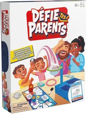 Image de Jeu de Société Défie Tes Parents, Jeu de Famille, 4 à 8 Joueurs, Dès 6 Ans