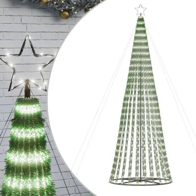 Zdjęcie produktu dla vidaXL Choinka LED 688 diod LED zimna biel 300 cm