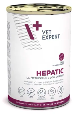 Zdjęcie produktu dla Wilgotna karma VETEXPERT Hepatic Dog Mięso 400 g