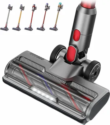 Produktbild von Bürste Kompatibel mit Dyson V7 V8 V10 V11 V15 Staubsauger mit 5 LED Lichten Zubehör für Bodenbürste