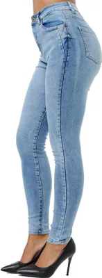 Produktbild von Tazzio Damen Skinny Fit High Waist Jeans F107 Hellblau 34