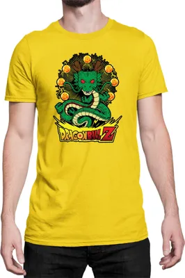 Produktbild von Herren T-Shirt Dragon Anime Manga Ball Z Shenron 03, Man 2XL / Gelb
