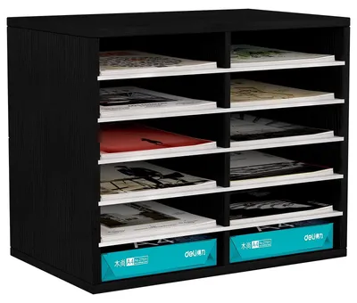 Productafbeelding van Houten 6-laags Documentenhouder voor Bureau