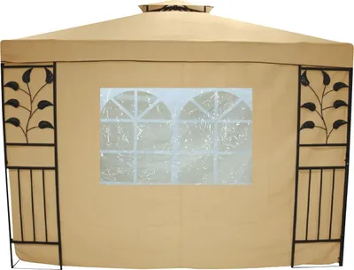 Produktbild von Seitenwand Livorno mit Fenster 160g 2er Set beige