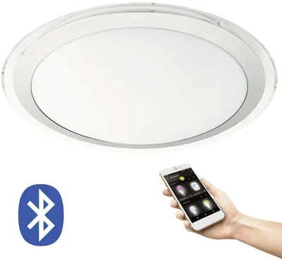 Produktbild von EGLO Competa-C, 6500 K, 2100 lm, Silber, Weiß