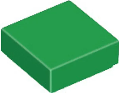 Image de 1 pièce LEGO, pièce c. 3070 en vert (vert)