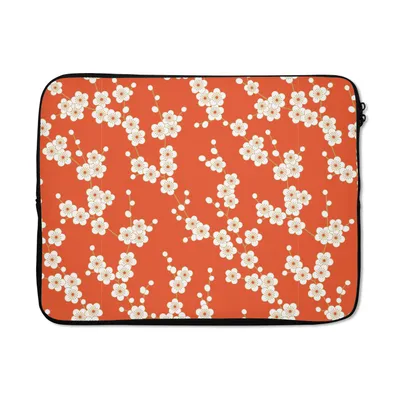 Produktbild von MuchoWow® Laptop Hülle 15 Zoll Sakura - Blumen - Muster - Japan Laptoptasche - Laptoptasche - Sleeve - Rundum-Schutz