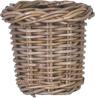 Produktbild von MiaMöbel Korb klein Landhausstil Rattan Grau