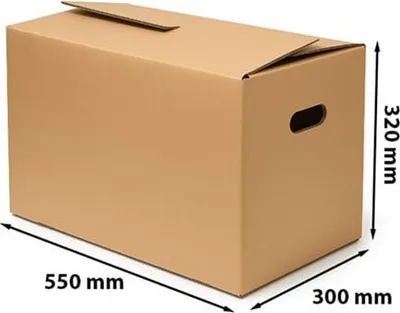 Produktbild von Umzugskarton 550 x 300 x 320 mm Bücherkarton
