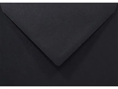 Image de 100 enveloppes noires C6 - Pour cartes et invitations
