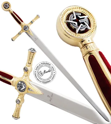 Produktbild von Freimaurer Schwert Marto Ritter Freimaurer