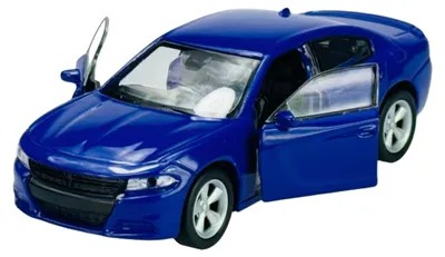 Produktbild von Welly 2016 Dodge Charger R/T Blau 1:34 Die Cast Metall Modell im Kasten 43742