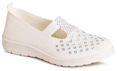 Produktbild von topschuhe24 3083 Damen Halbschuhe Sportliche Glitzer Ballerina, Farbe:Beige, Größe:41 EU