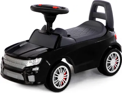 Zdjęcie produktu dla Samochód zjeżdżalnia czarny Super Car No.6 Sound Samochód zjeżdżalnia dla dzieci chodzik dla dzieci