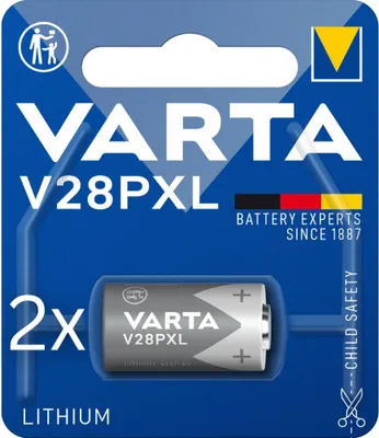 Produktbild von 2x Varta V28PXL Photobatterie Lithium 6V 170mAh 1er Blister