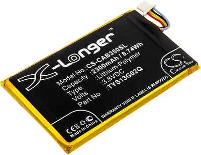 Zdjęcie produktu dla TECHTEK Bateria kompatybilny z [CAT] B35, kompatybilny z [CATERPILLAR] B35 zastępuje TYS13G02Q