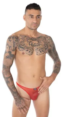 Obrázek produktu pro Pánská průhledná tanga červená 6978 Eros Veneziani, vel. M/L