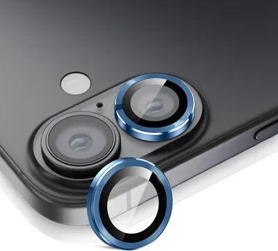 Produktbild von Kamera Linsenschutz Glas Set für Apple iPhone 17 Schutzglas Camera Linse Panzerfolie 9H Titan Blau
