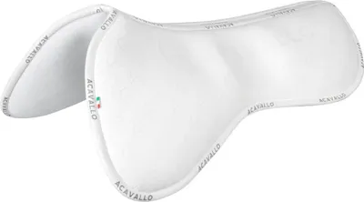 Produktbild von Acavallo Spine Free Memory Foam Pad Silicon Grip System, Farbe:White, Größe:M