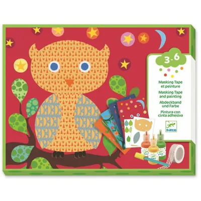 Zdjęcie produktu dla DJECO Magiczne malowanie gąbką Leśne zwierzęta