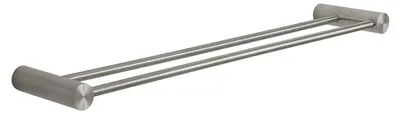 Immagine prodotto di Portasalviette doppio 60 cm in acciaio inox spazzolato | Aloe