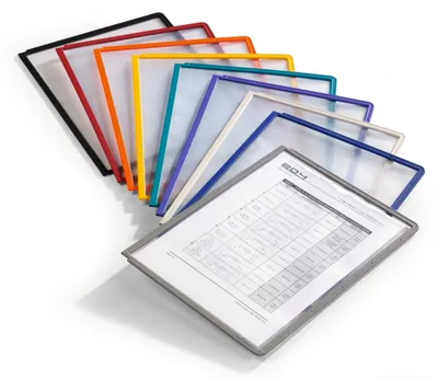 Produktbild von DURABLE Sichttafel SHERPA® PANEL A4, 560600 farbig sortiert