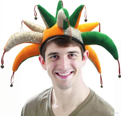 Produktbild von Clownshut bunt, Einheitsgröße, für Halloween und Karneval
