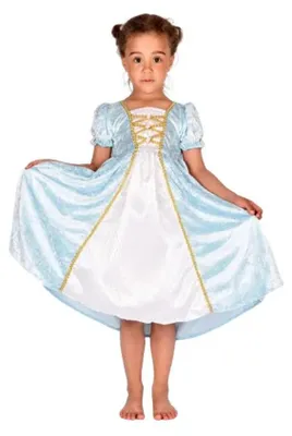 Immagine prodotto di Costume da principessa "Den Goda Fen" per bambini, taglia 6-8 anni