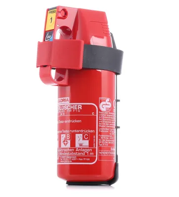Productafbeelding van Brandblusser voor voertuigen, geschikt voor brandklasse A/B/C, inhoud: 1 kg