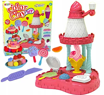 Produktbild von Dromader Knete Eiscreme Set Eisdiele Spielzeug