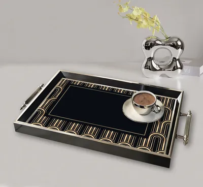 Produktbild von Evila Originals, TPG9913, Tablett, Mehrfarbig, 100 % GLAS, 50 x 29 x 3,5 cm
