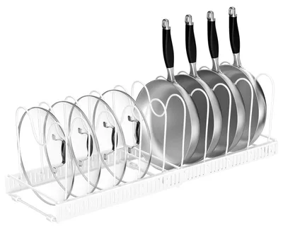 Produktbild von Topfdeckelhalter mit 10 Verstellbaren Fächern für die Küche