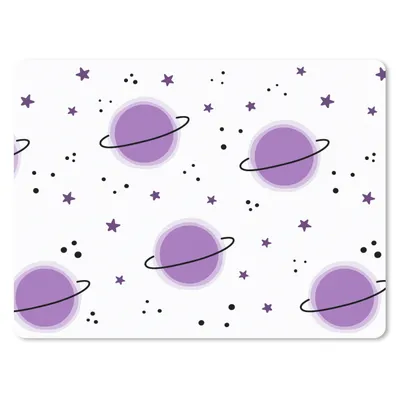 Produktbild von MuchoWow® Mauspad Mousepad Weltraum - Planeten - Sterne - Raumfahrt - Muster 40x30 cm - Mousepads - Maus Mat - Pad - Mausunterlage - Anti Rutsch