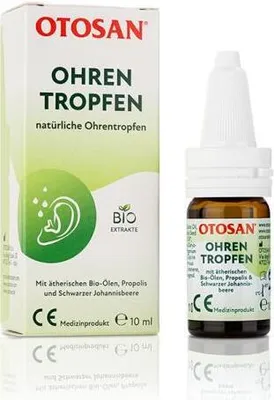 Obrázok produktu pre OTOSAN prírodné ušné kvapky uľahčujú odstránenie nadmerného ušného mazu, 10 ml roztoku