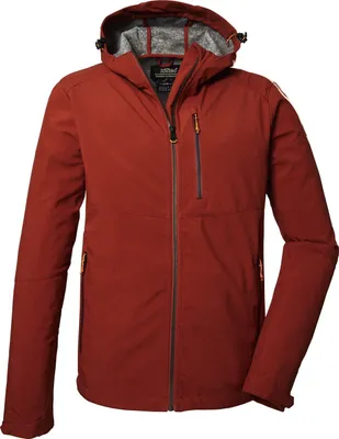 Killtec Softshelljacke Herren Wasserabweisend mit Kapuze leicht