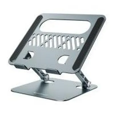 Image de Conceptronic THANA10G Support Pliable Pour Ordinateur Portable En Aluminium Hauteur Réglable 17"