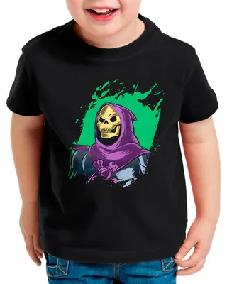 Produktbild von style3 Purple Grayskull Kinder T-Shirt he master universe man anime