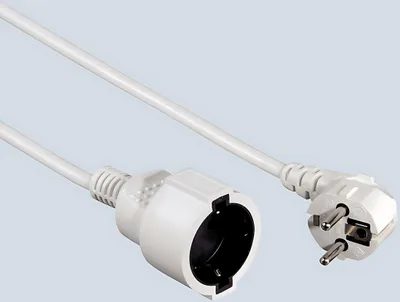 Obrázok produktu pre Hama "Profi" Extension Cable with Earth Contact, 5 m, white, 5 m