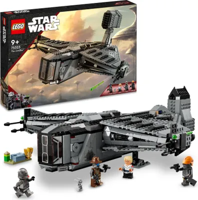 Produktbild von LEGO 75323 Star Wars Die Justifier, baubares Spielzeug Sternenschiff mit Cad Bane Minifigur und Droide Todo 360, The Bad Batch Set für Kinder