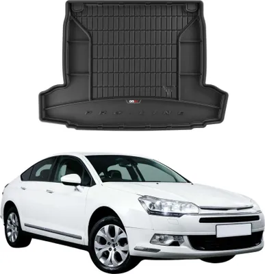 Image de OMAC Tapis De Coffre en caoutchouc pour Citroen C5 2008-2017 Noir Premium